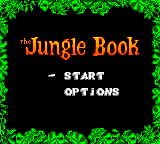 Jungle Book, The (Europe) Title Screen